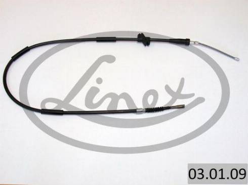 Linex 03.01.09 - Cable, parking brake www.parts5.com