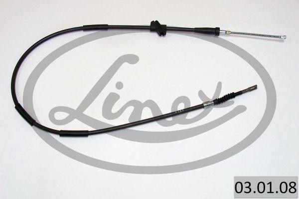 Linex 03.01.08 - Cable, parking brake www.parts5.com