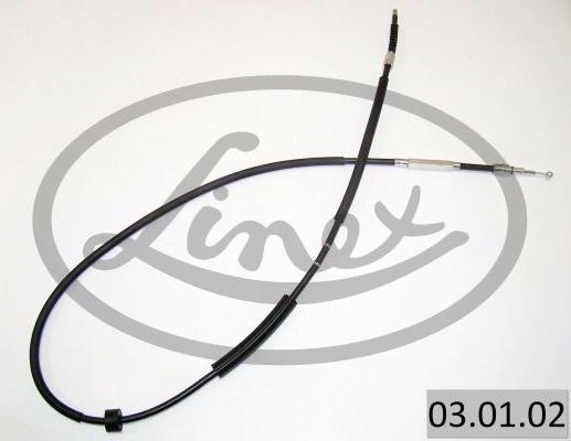 Linex 03.01.02 - Cable, parking brake www.parts5.com