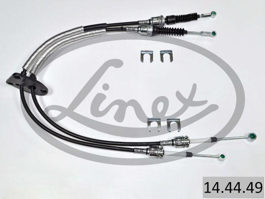 Linex 14.44.49 - Cable, manual transmission www.parts5.com