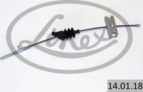 Linex 14.01.18 - Cable, parking brake www.parts5.com