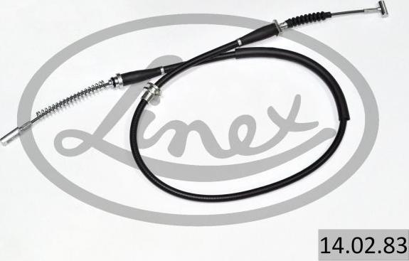 Linex 14.02.83 - Cable, parking brake www.parts5.com