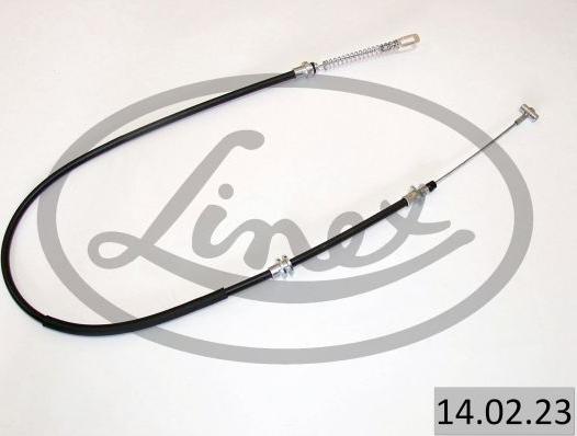Linex 14.02.23 - Cable, parking brake www.parts5.com