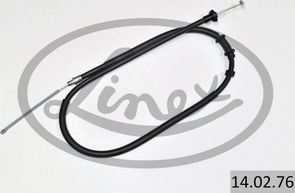 Linex 14.02.76 - Cable, parking brake www.parts5.com