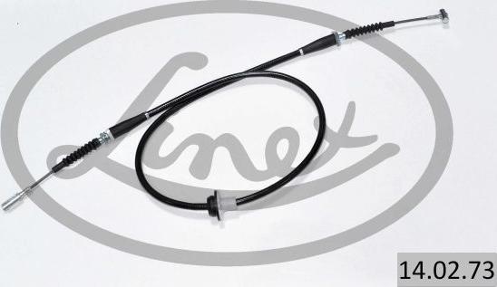 Linex 14.02.73 - Cable, parking brake www.parts5.com