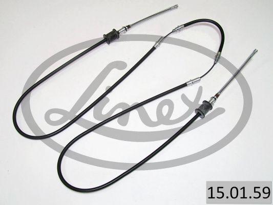 Linex 15.01.59 - Cable, parking brake www.parts5.com
