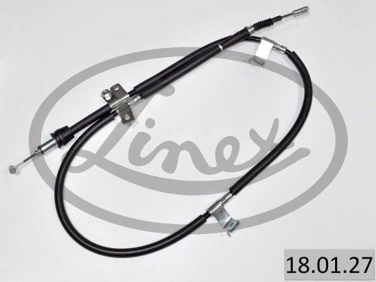 Linex 18.01.27 - Cable, parking brake www.parts5.com