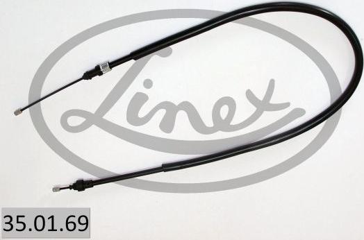 Linex 35.01.69 - Cable, parking brake www.parts5.com