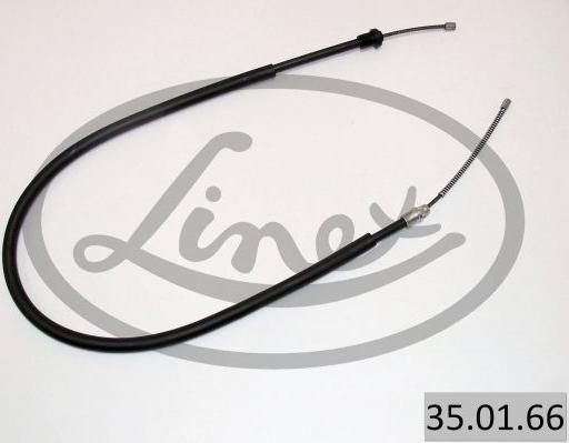 Linex 35.01.66 - Cable, parking brake www.parts5.com