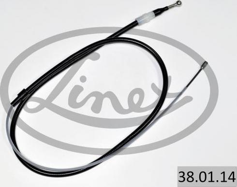 Linex 38.01.14 - Cable, parking brake www.parts5.com