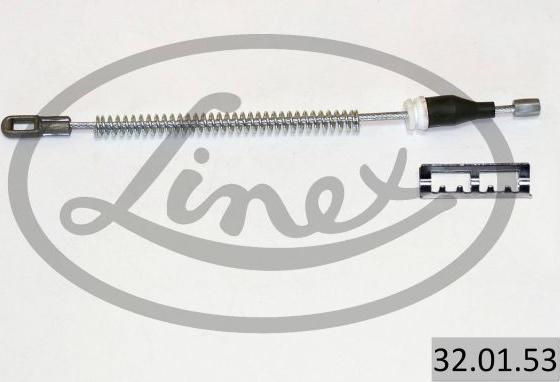 Linex 32.01.53 - Cable, parking brake www.parts5.com