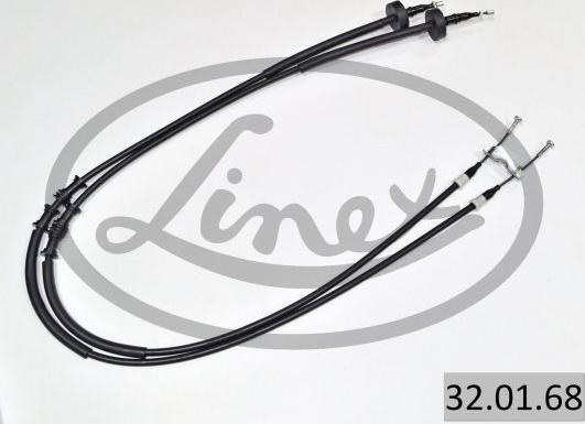 Linex 32.01.68 - Cable, parking brake www.parts5.com