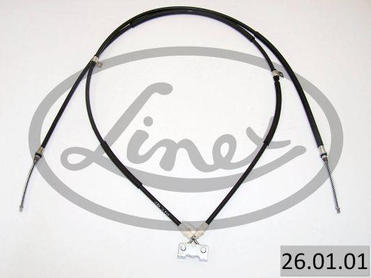 Linex 26.01.01 - Cable, parking brake www.parts5.com