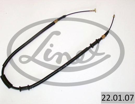 Linex 22.01.07 - Cable, parking brake www.parts5.com