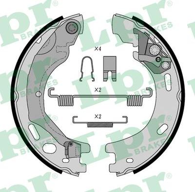 LPR 09570 - Brake Shoe Set, parking brake www.parts5.com