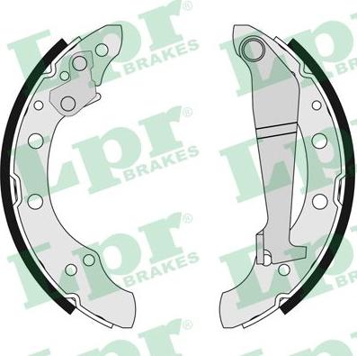 LPR 04100 - Brake Shoe Set www.parts5.com