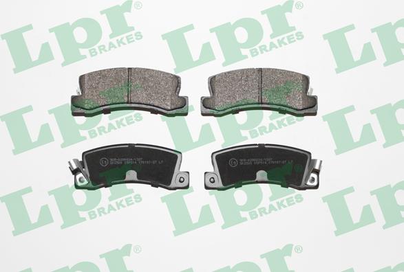 LPR 05P514 - Brake Pad Set, disc brake www.parts5.com