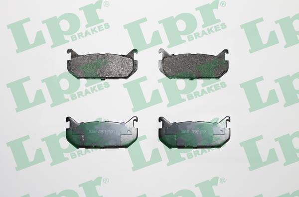 LPR 05P512 - Brake Pad Set, disc brake www.parts5.com