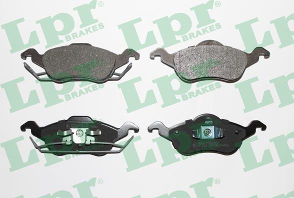 LPR 05P696 - Brake Pad Set, disc brake www.parts5.com