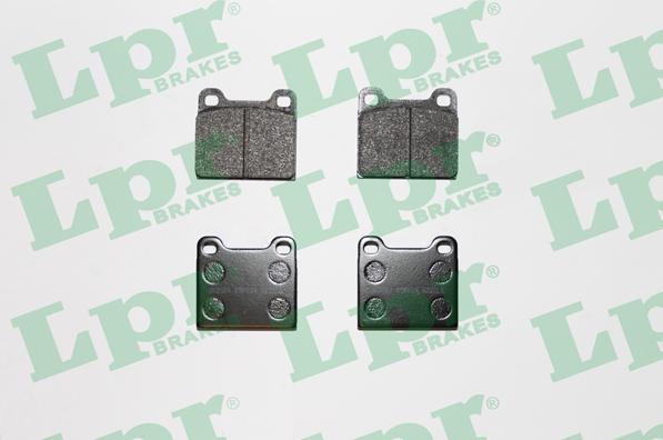 LPR 05P024 - Brake Pad Set, disc brake www.parts5.com