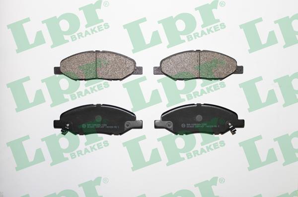 LPR 05P1497 - Brake Pad Set, disc brake www.parts5.com