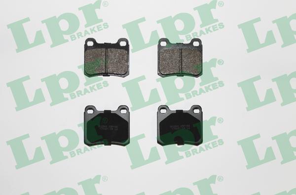 LPR 05P158 - Brake Pad Set, disc brake www.parts5.com