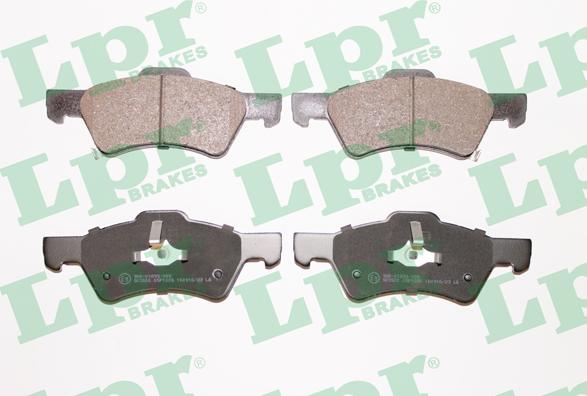 LPR 05P1006 - Brake Pad Set, disc brake www.parts5.com