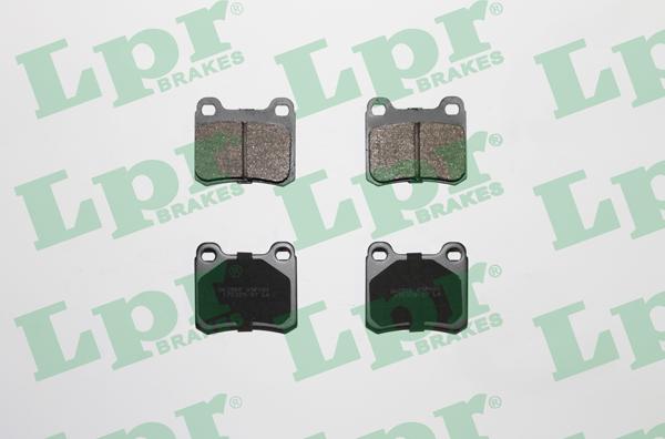 LPR 05P181 - Brake Pad Set, disc brake www.parts5.com