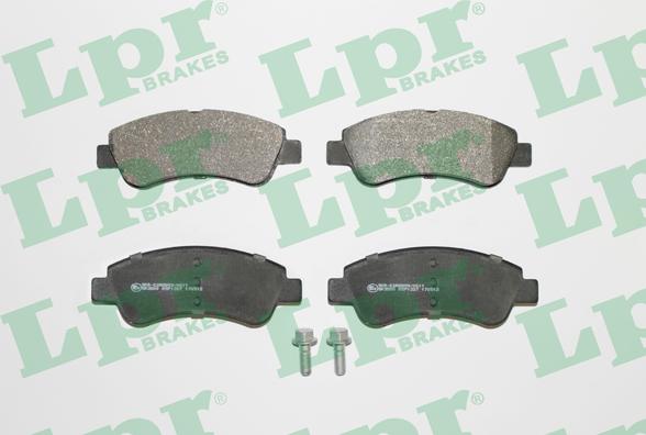 LPR 05P1327 - Brake Pad Set, disc brake www.parts5.com