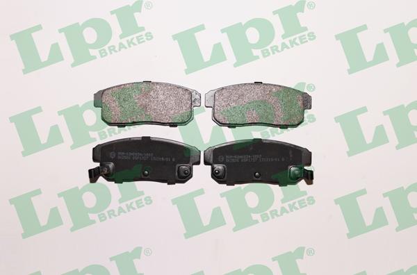 LPR 05P1727 - Brake Pad Set, disc brake www.parts5.com