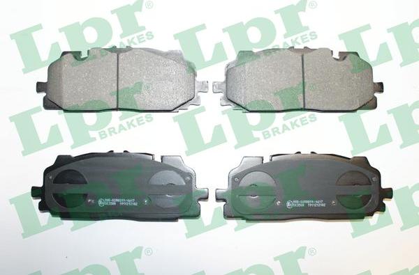 LPR 05P2102 - Brake Pad Set, disc brake www.parts5.com