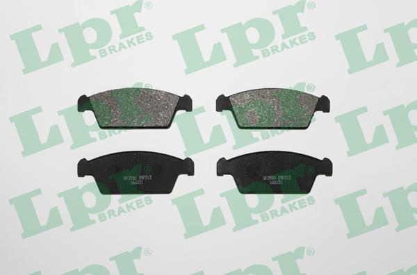 LPR 05P213 - Brake Pad Set, disc brake www.parts5.com