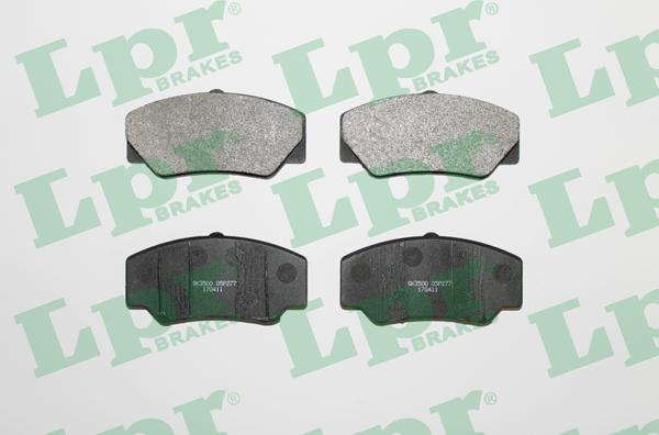 LPR 05P277 - Brake Pad Set, disc brake www.parts5.com