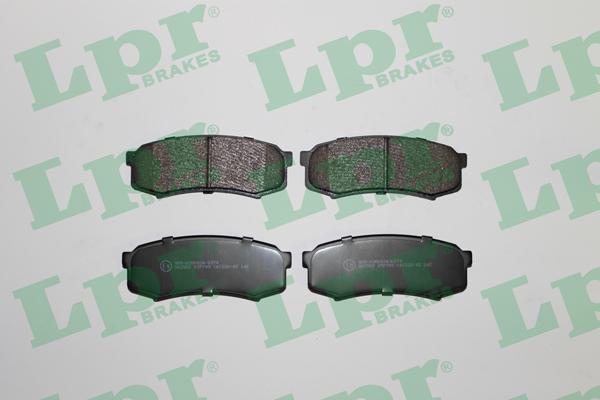 LPR 05P749 - Brake Pad Set, disc brake www.parts5.com