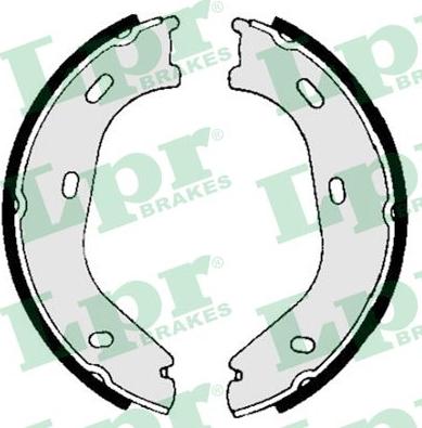 LPR 01840 - Brake Shoe Set, parking brake www.parts5.com
