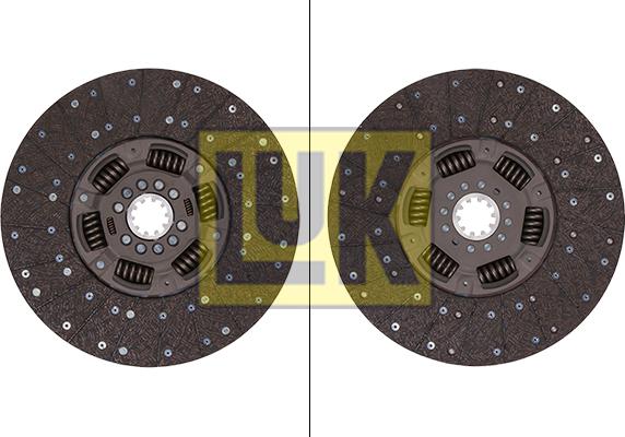 LUK 336 0012 10 - Clutch Disc www.parts5.com