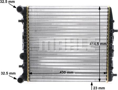 MAHLE CR 454 000S - Radiator, engine cooling www.parts5.com
