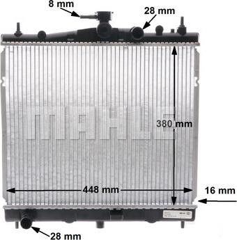 MAHLE CR 2164 000S - Radiator, engine cooling www.parts5.com