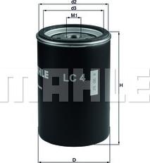 MAHLE LC 4 - Air Filter, turbocharger www.parts5.com