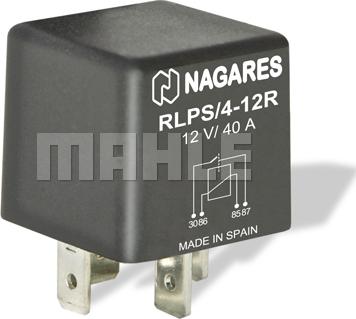 MAHLE MR 86 - Relay, main current www.parts5.com