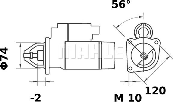 MAHLE MS 31 - Starter www.parts5.com