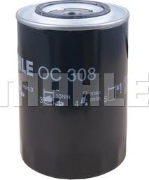 MAHLE OC 308 - Oil Filter www.parts5.com