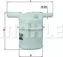 MAHLE KL 205 - Fuel filter www.parts5.com