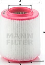 Mann-Filter C 1652/2 - Air Filter www.parts5.com