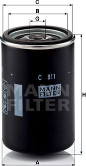 Mann-Filter C 811 - Air Filter www.parts5.com