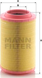 Mann-Filter C 25 860/8 - Air Filter www.parts5.com