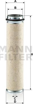 Mann-Filter CF 800 - Secondary Air Filter www.parts5.com