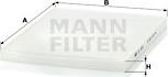 Mann-Filter CU 3059 - Filter, interior air www.parts5.com