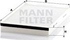 Mann-Filter CU 3054 - Filter, interior air www.parts5.com