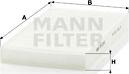 Mann-Filter CU 2956 - Filter, interior air www.parts5.com